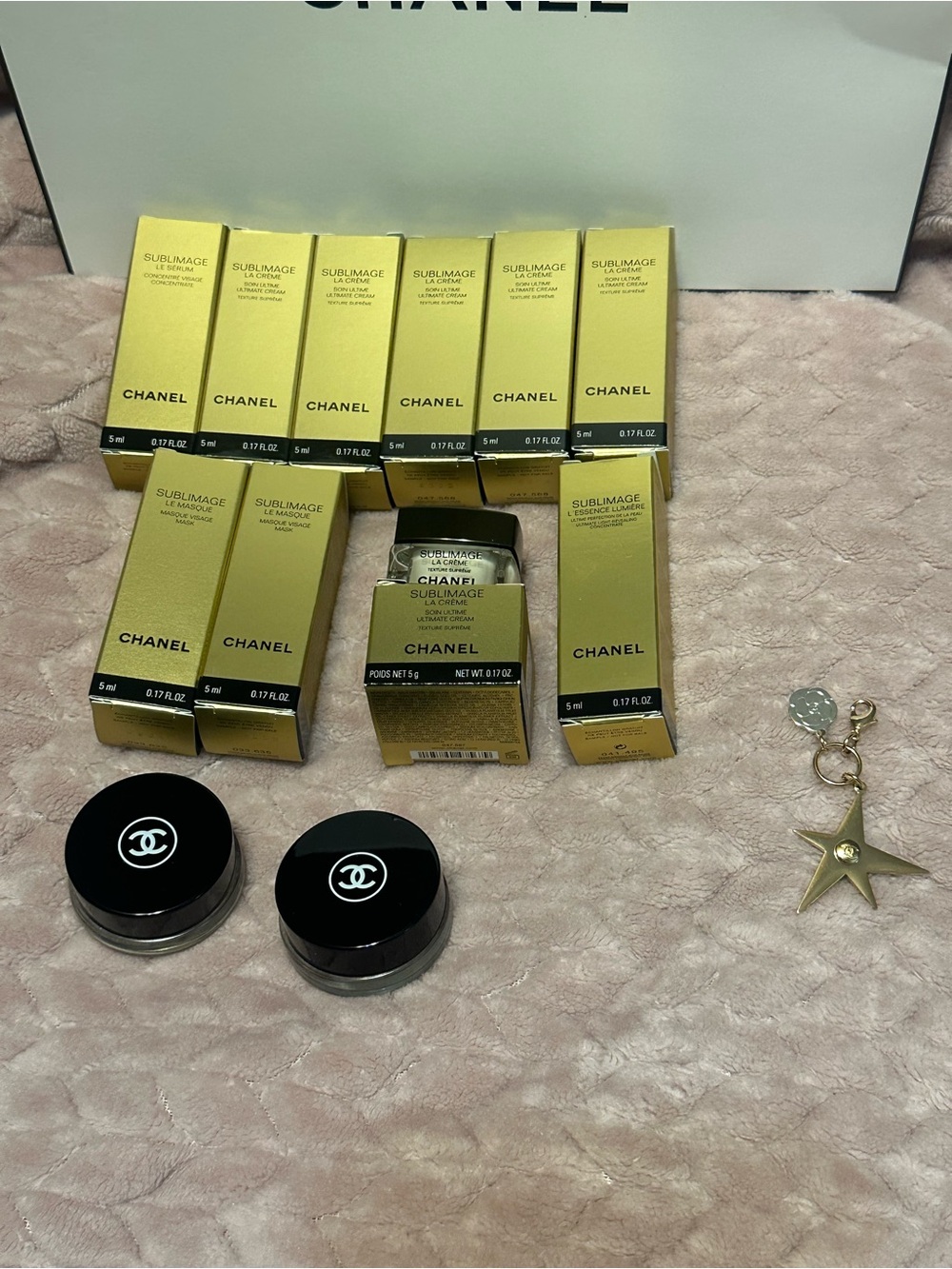 CHANEL Sublimage Skincare Lot in Gold